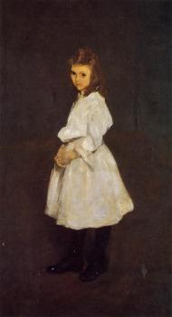 George Wesley Bellows : Little Girl in White aka Queenie Barnett